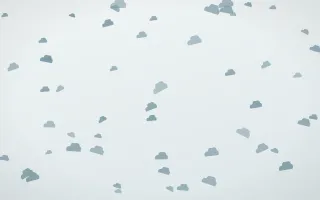 Coastal Fog Clouds II — light blue and white weather background, variation II