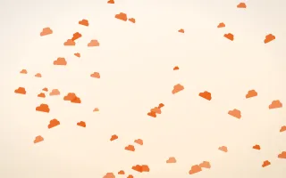 Coral Clouds III Coral Clouds III — light orange and white weather background, variation III