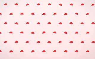 Crimson Clouds — light red and white weather background