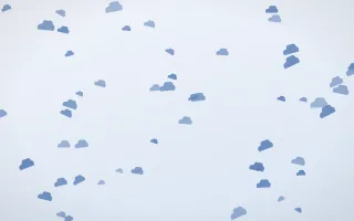 Denim Day Clouds III — light blue and white weather background, variation III