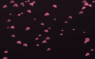 Flamingo Noir Clouds — dark pink and black weather background