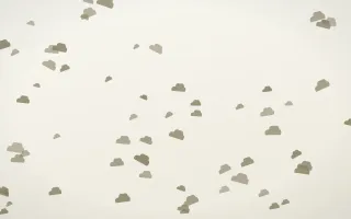 Fresh Linen Clouds II — light yellow and white weather background, variation II