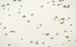Fresh Linen Clouds III — light yellow and white weather background, variation III