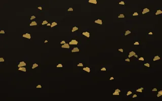 Golden Noir Clouds III — dark gold, yellow and black weather background, variation III