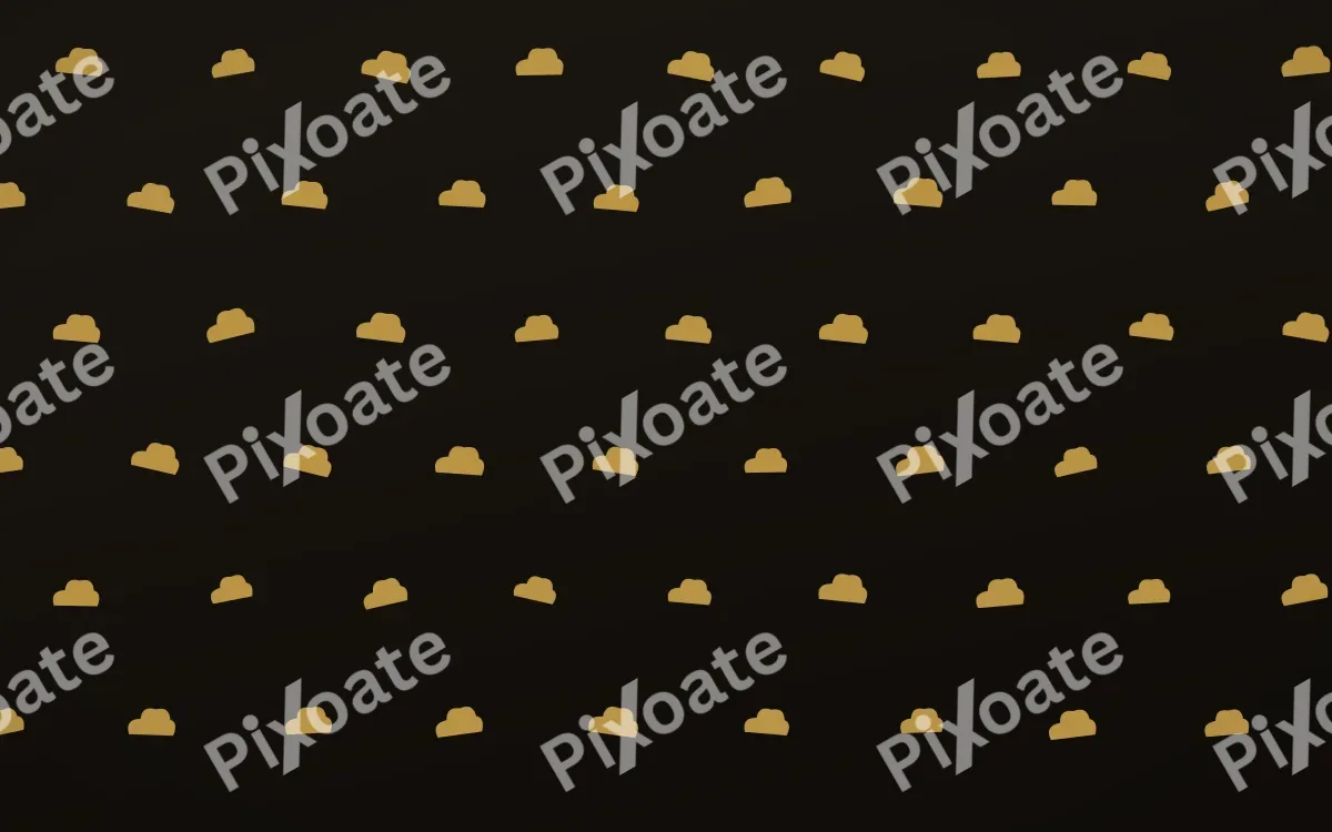 Golden Noir Clouds Tiled — dark gold, yellow and black weather background