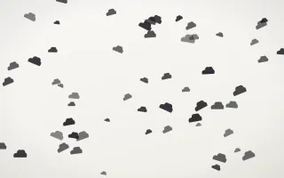 Inkline Clouds III — light grey and white weather background, variation III
