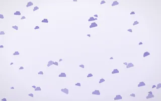 Lilac Frost Clouds — light blue and white weather background