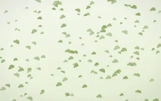 Matcha Latte Clouds Dense — light green and white weather background