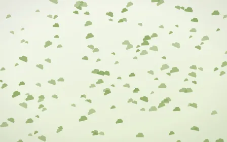 Matcha Latte Clouds Dense — light green and white weather background