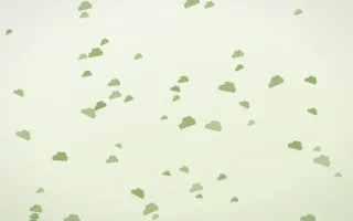 Matcha Latte Clouds II — light green and white weather background, variation II