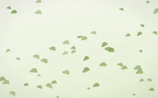 Matcha Latte Clouds III — light green and white weather background, variation III