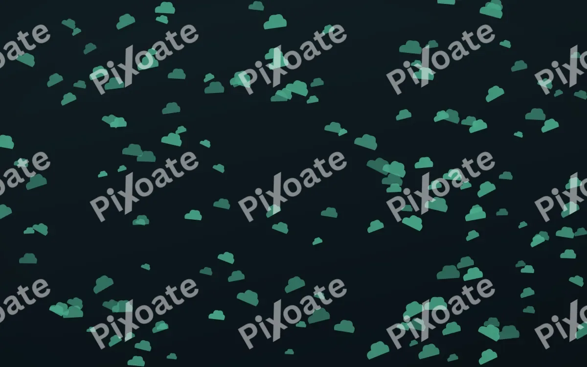 Midnight Garden Clouds Dense — dark green and black weather background