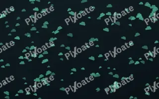 Midnight Garden Clouds Dense II — dark green and black weather background, variation II