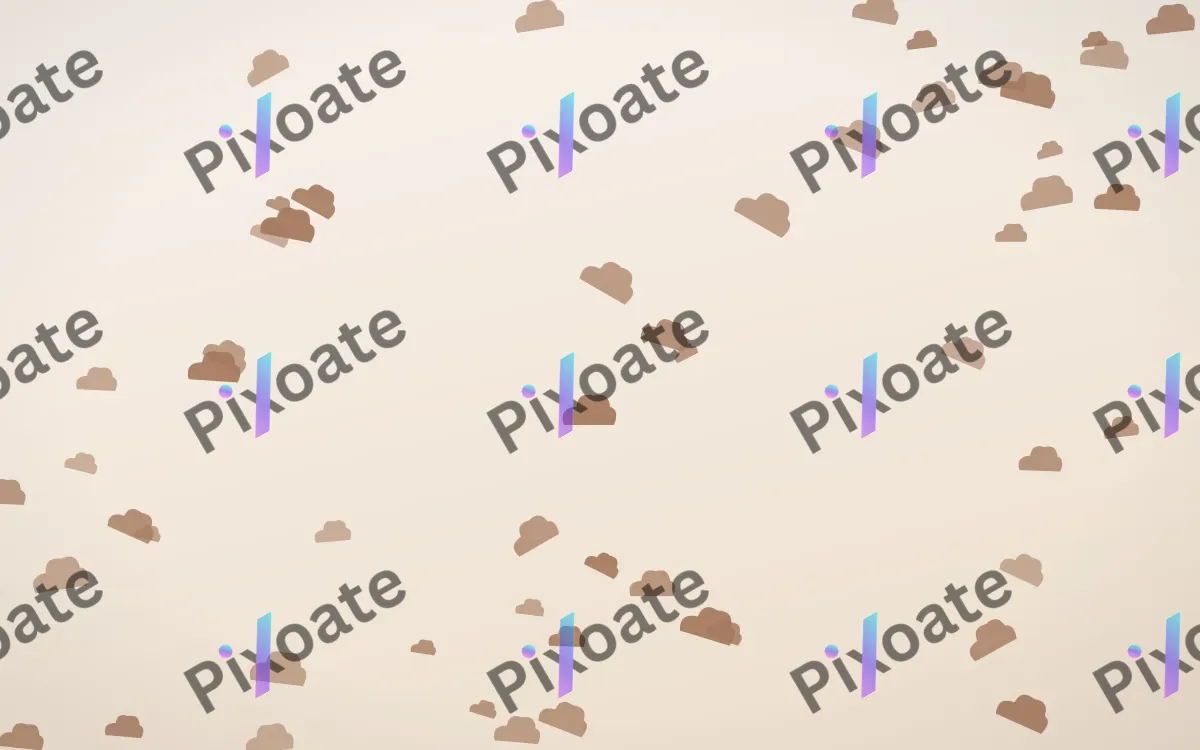 Mocha Milk Clouds — light orange and white weather background