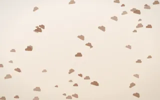 Mocha Milk Clouds — light orange and white weather background