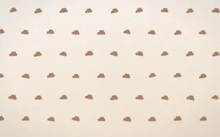 Mocha Milk Clouds Tiled — light orange and white weather background
