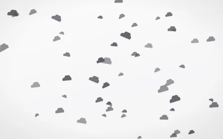 Mono Clouds — light grey and white weather background