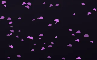 Neon Noir Clouds II — dark purple, teal and black weather background, variation II