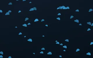 Ocean Ink Clouds — dark blue weather background