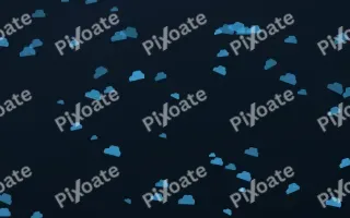 Ocean Ink Clouds — dark blue weather background