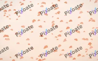 Peach Fuzz Clouds Dense — light orange and white weather background