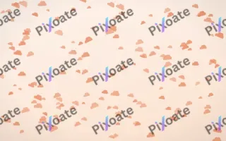 Peach Fuzz Clouds Dense II — light orange and white weather background, variation II