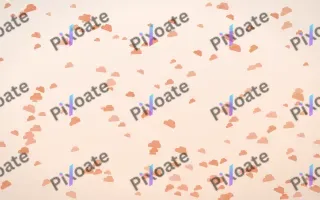 Peach Fuzz Clouds Dense III — light orange and white weather background, variation III