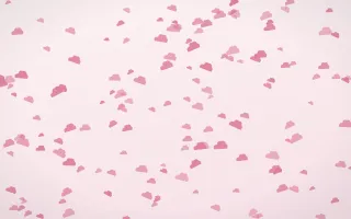 Rosewater Clouds Dense II — light pink and white weather background, variation II