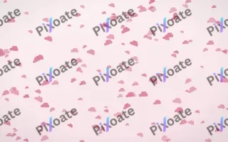 Rosewater Clouds Dense II — light pink and white weather background, variation II