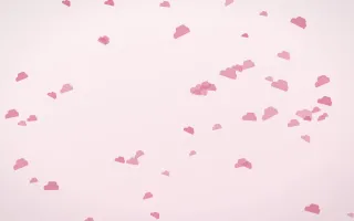 Rosewater Clouds II — light pink and white weather background, variation II