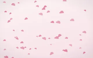 Rosewater Clouds III — light pink and white weather background, variation III