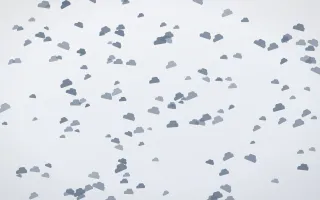 Slate Mist Clouds Dense II — light blue and white weather background, variation II