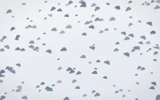 Slate Mist Clouds Dense III — light blue and white weather background, variation III