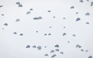 Slate Mist Clouds II — light blue and white weather background, variation II