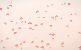 Sorbet Clouds III — light red, orange and white weather background, variation III