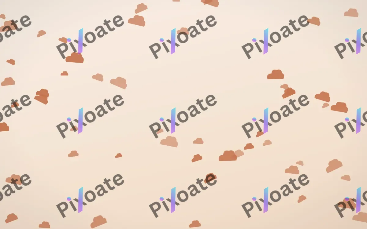 Terracotta Clouds — light orange and beige weather background