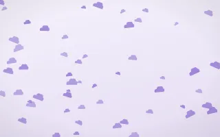 Wisteria Clouds — light purple and white weather background