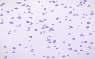 Wisteria Clouds Dense — light purple and white weather background