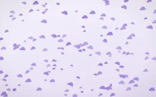 Wisteria Clouds Dense III — light purple and white weather background, variation III