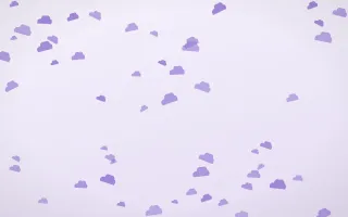 Wisteria Clouds II — light purple and white weather background, variation II