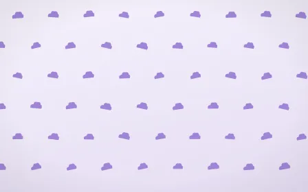 Wisteria Clouds Tiled — light purple and white weather background