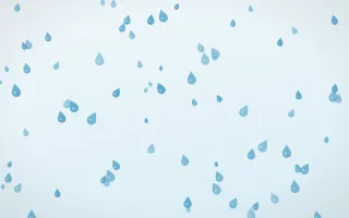 Arctic Frost Raindrops — light blue and white weather background