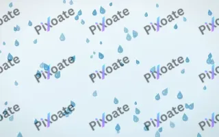 Arctic Frost Raindrops — light blue and white weather background