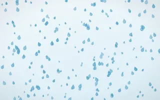 Arctic Frost Raindrops Dense — light blue and white weather background
