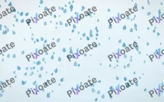 Arctic Frost Raindrops Dense II — light blue and white weather background, variation II