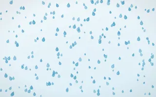 Arctic Frost Raindrops Dense III — light blue and white weather background, variation III