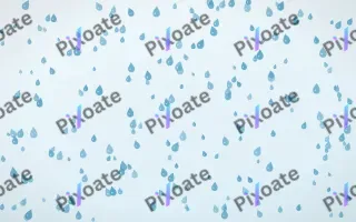 Arctic Frost Raindrops Dense III — light blue and white weather background, variation III