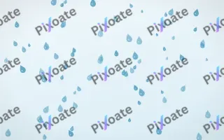 Arctic Frost Raindrops II — light blue and white weather background, variation II