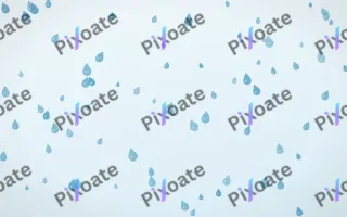 Arctic Frost Raindrops III — light blue and white weather background, variation III
