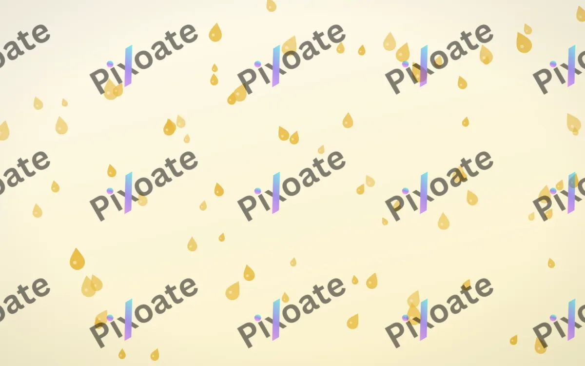 Buttercream Raindrops — light gold, yellow and white weather background